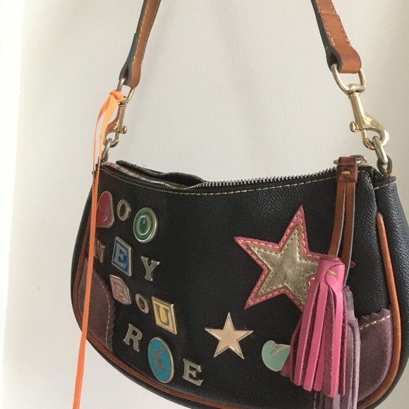 ADORABLE - Dooney and Bourke Small Bag ! Rainbow - Picture 2 of 9